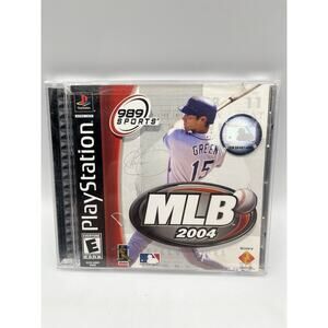MLB 2004 - (PS1, 2003) *CIB w/ Reg Card* VGC* Black Label* FREE SHIPPING!!!
